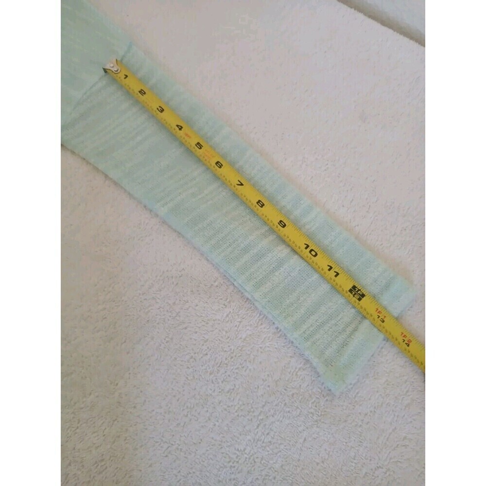 Olive And Oak Womens Tunic 3/4 Sleeve Textured Shirt Size‎ Medium  Aqua/White - Picture 12 of 14